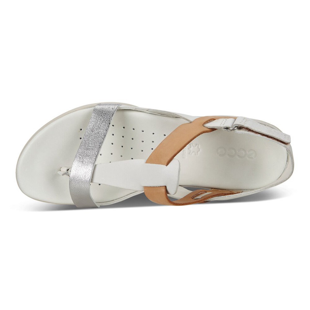 Sandalias Mujer - ECCO Flash - Blancos/Plateados - XPL807913